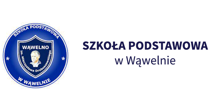 Logo SP w Wąwelnie