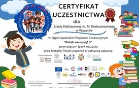 certyfikat Polak ma essę 3- Szkoła