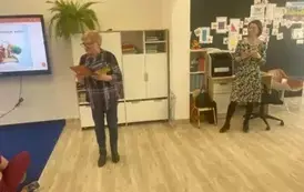 Dzień książki w oddziale 0b 17