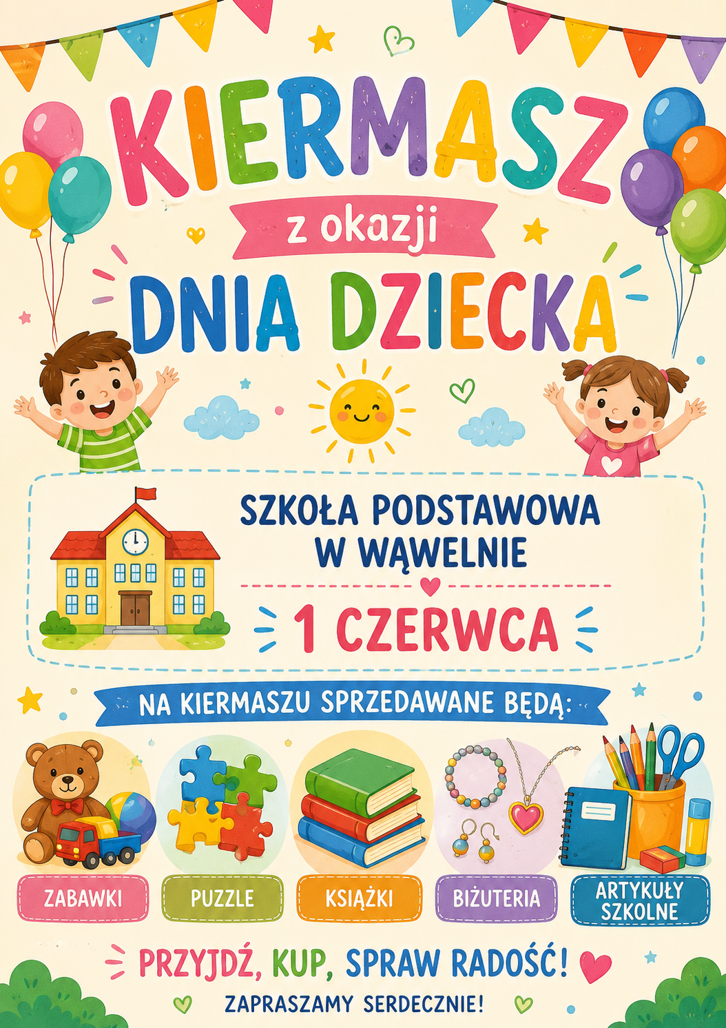 kiermasz dziecn  dziecka