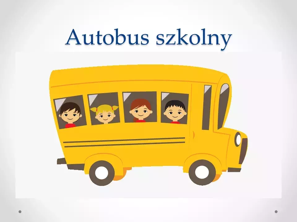Zdjęcie do Rozkład jazdy autobusu szkolnego 
