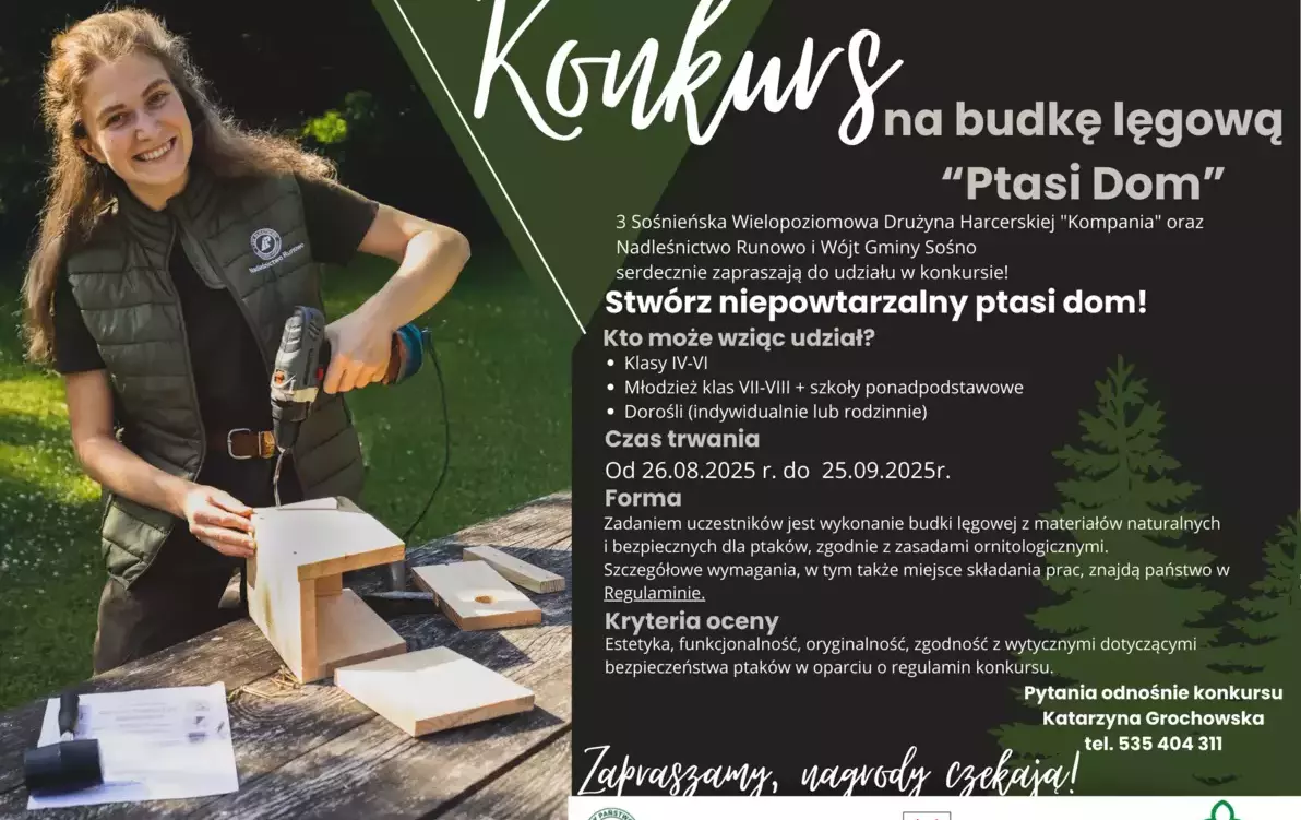 Zdjęcie do  Konkurs na budkę lęgową &bdquo;Ptasi Dom&rdquo;