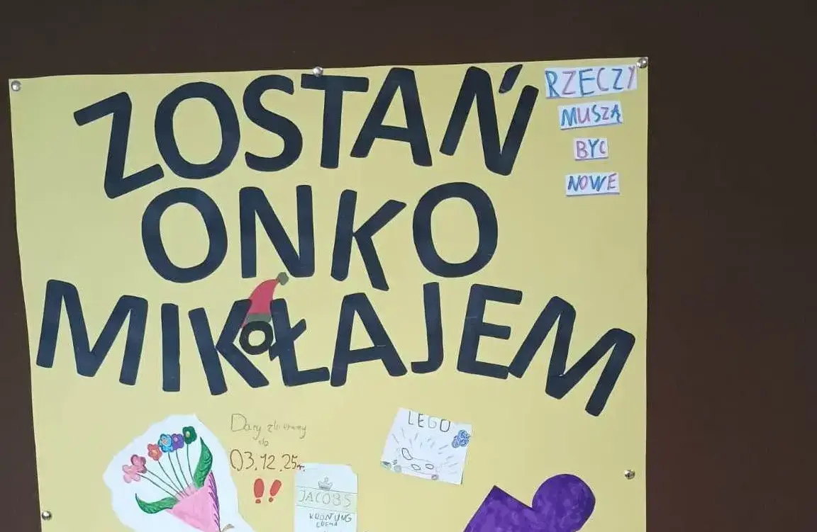 Zdjęcie do Akcja &bdquo;Zostań OnkoMikołajem&rdquo; w naszej szkole