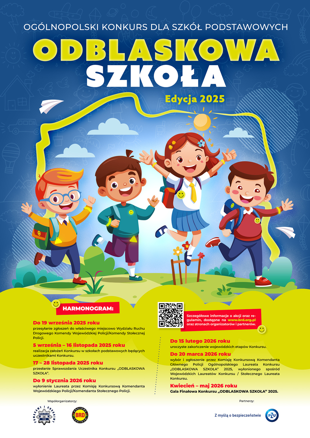 Zdjęcie do Podziękowania za udział w konkursie &bdquo;Odblaskowa Szkoła&rdquo;
