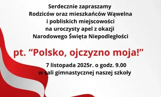 Zdjęcie do Uroczysta akademia z okazji Narodowego Święta Niepodległości