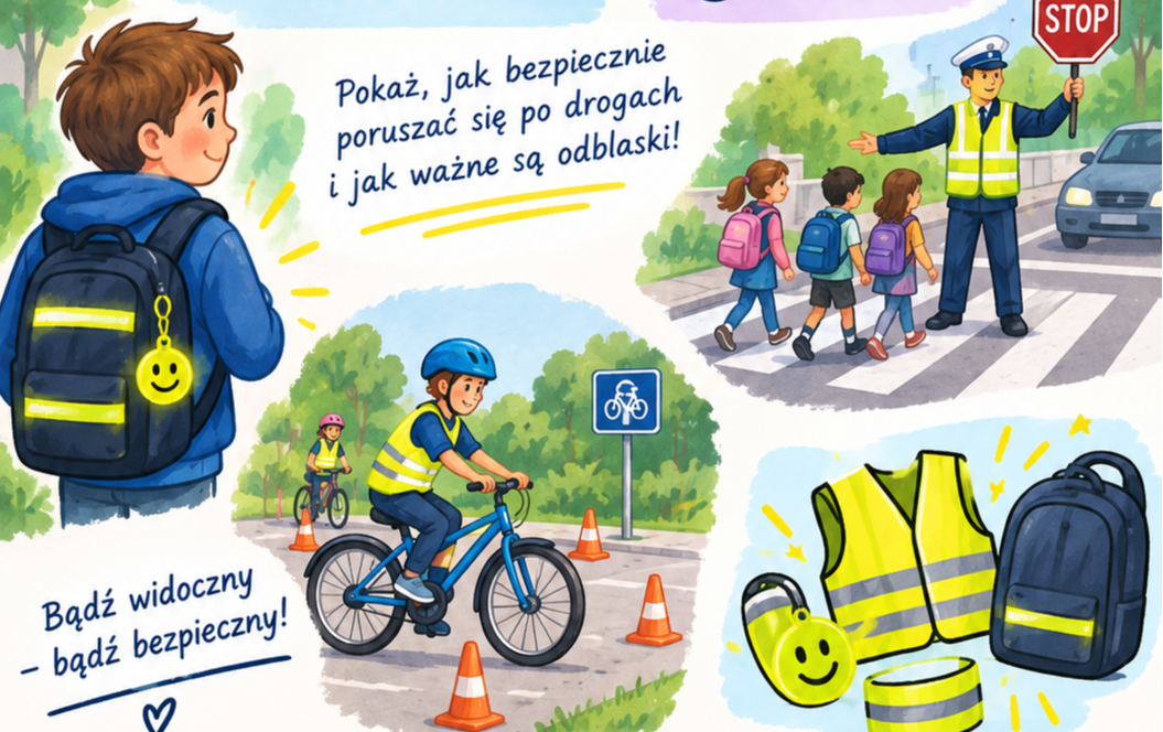 Zdjęcie do Konkursy dotyczące bezpieczeństwa w ruchu drogowym