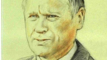 rysunek - portret Mieczysława Droboszewskiego